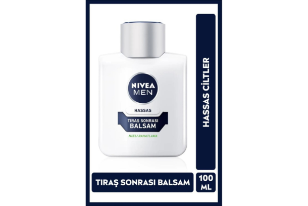 Erkek Tıraş Sonrası Balsam 100ml, Hassas Ciltlere Özel Hızlı Rahatlatma, Konforlu Tıraş Deneyimi